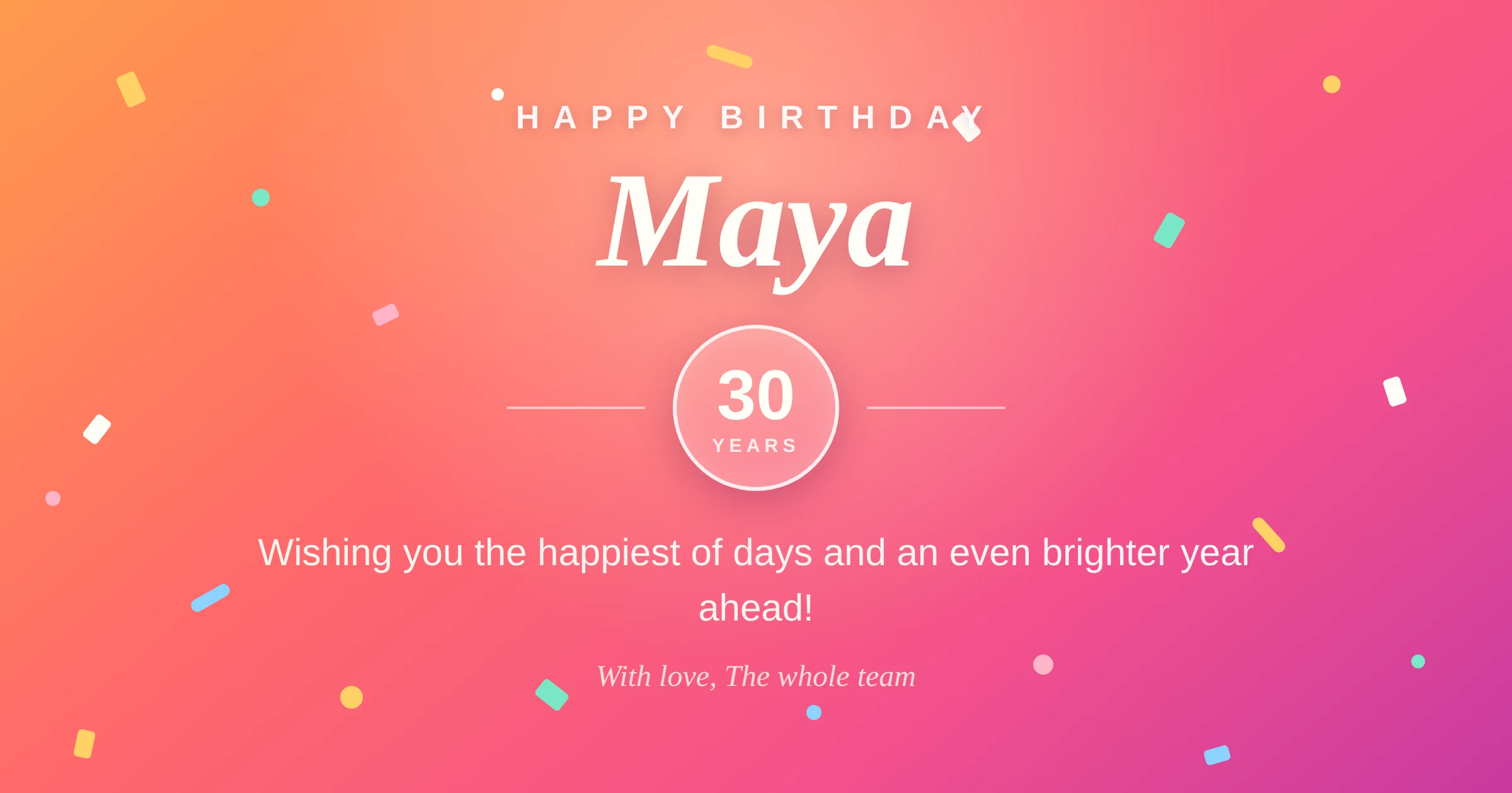 Confetti Birthday Card preview
