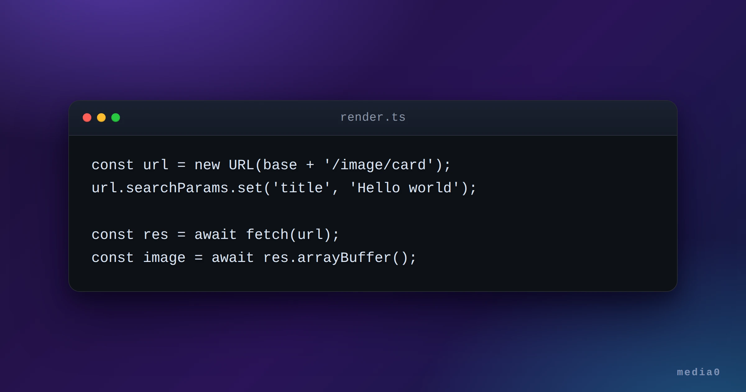 Terminal Code Card preview